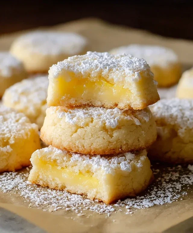 Lemon Bar Butter Cookies
