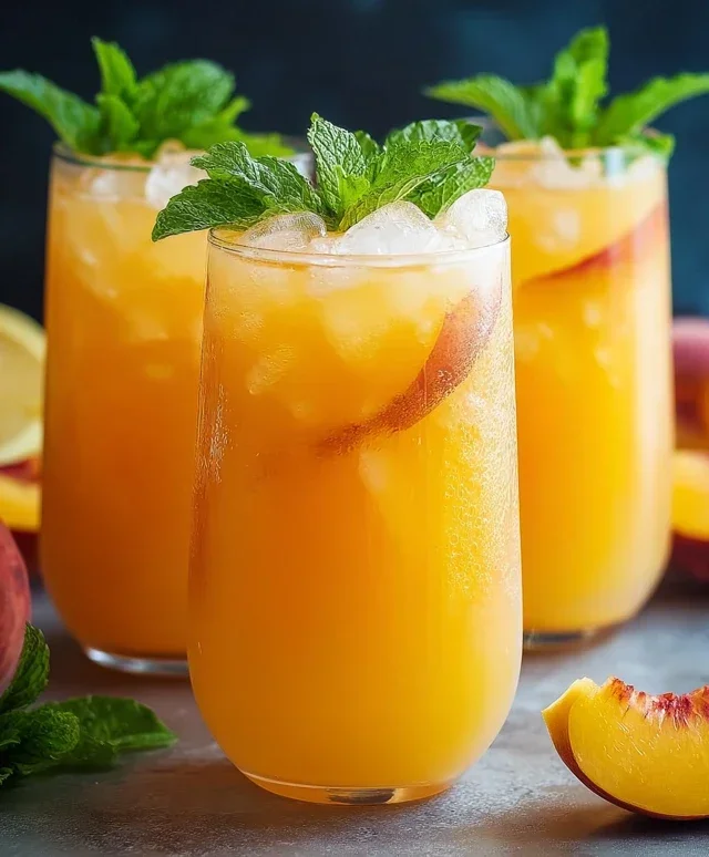 Refreshing Peach Lemonade