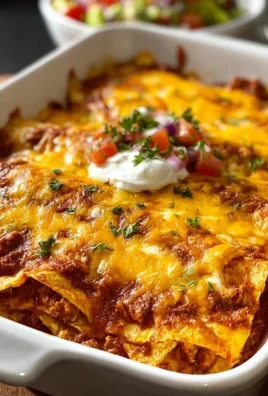 Tortilla Chip Enchiladas