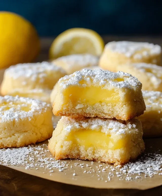 Lemon Bar Butter Cookies
