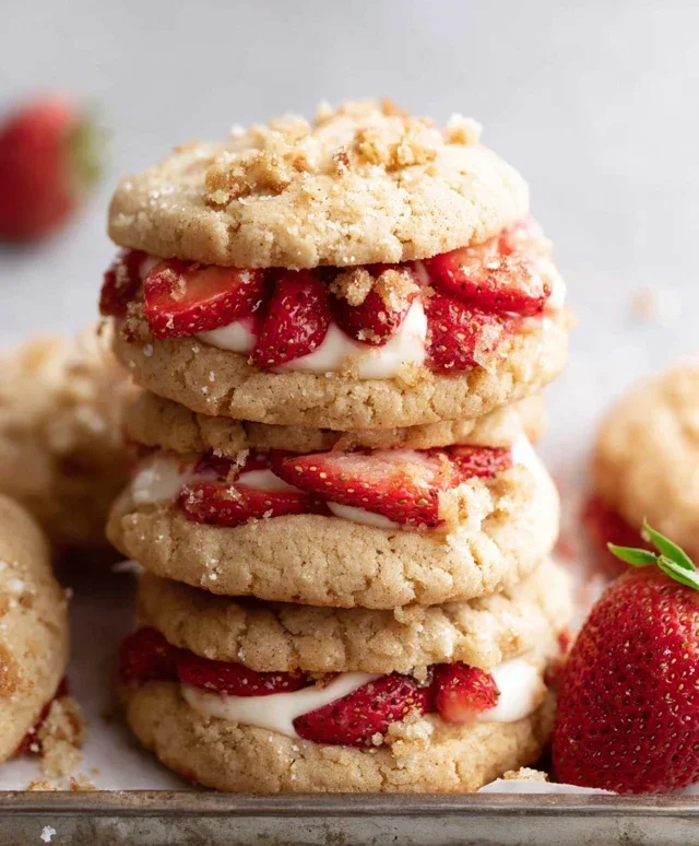 Strawberry Shortcake Cookies