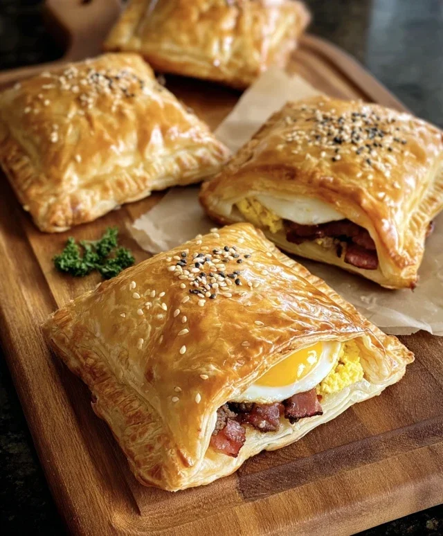 Breakfast Pockets Beef Beef Bacon Egg