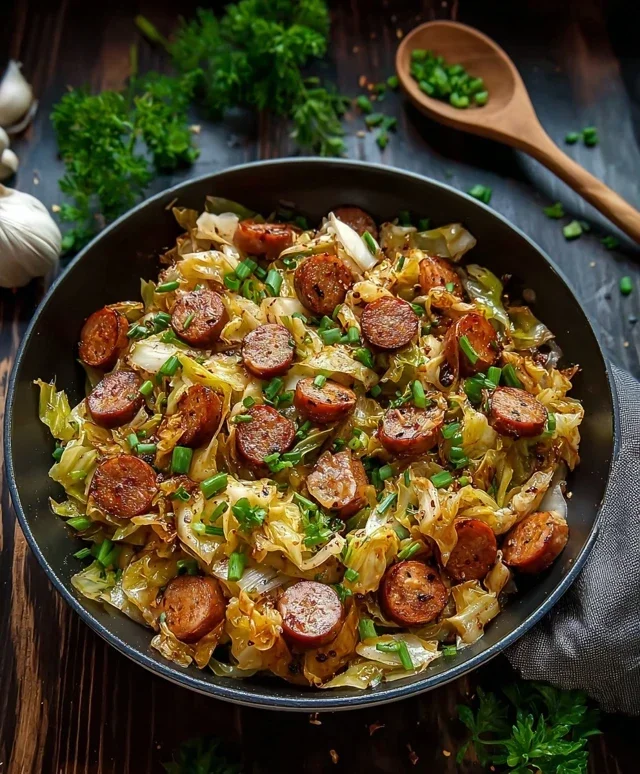 Easy Sausage and Cabbage Stir Fry
