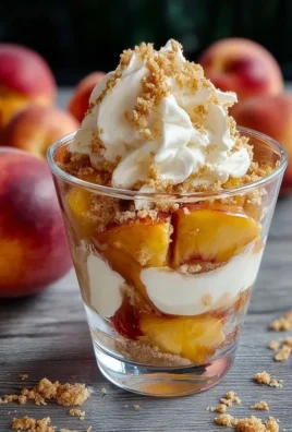 Classic Peach Cobbler Parfait