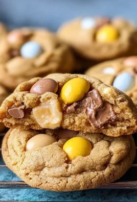 Brown Butter Cadbury Egg Cookies