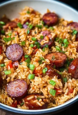 One Pot Smoked Sausage And Rice