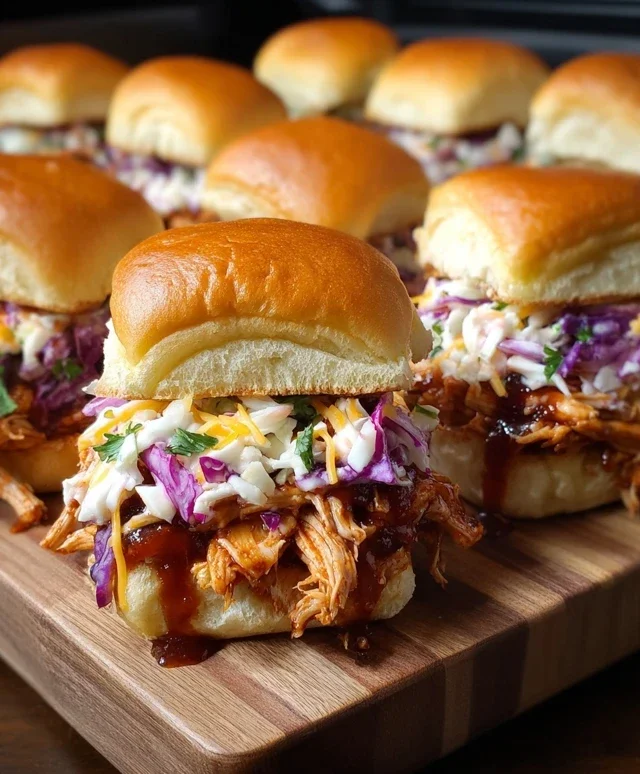 BBQ Chicken Sliders