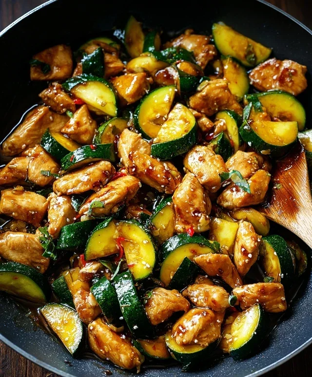 Chicken Zucchini Stir Fry