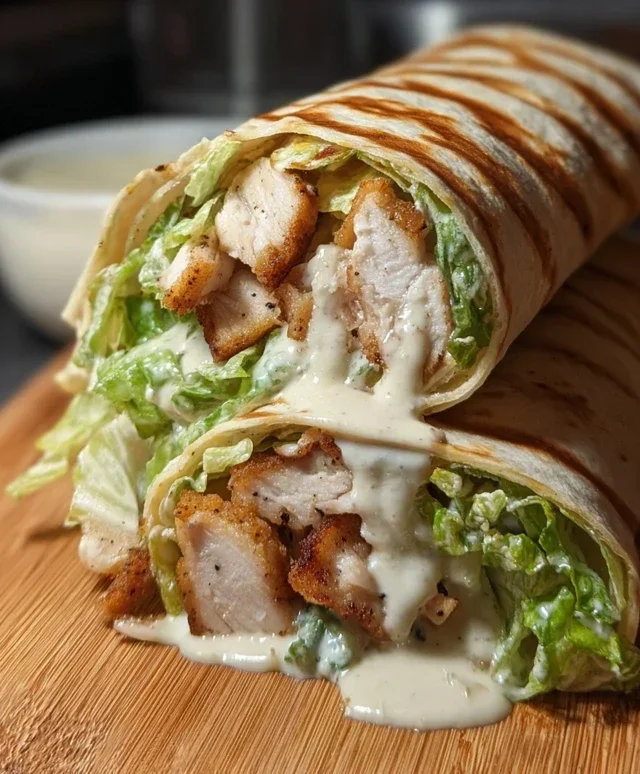 Chicken Caesar Wraps