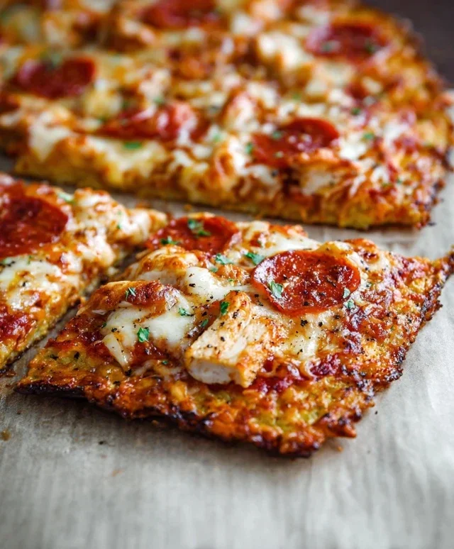 Chicken Crust Pizza
