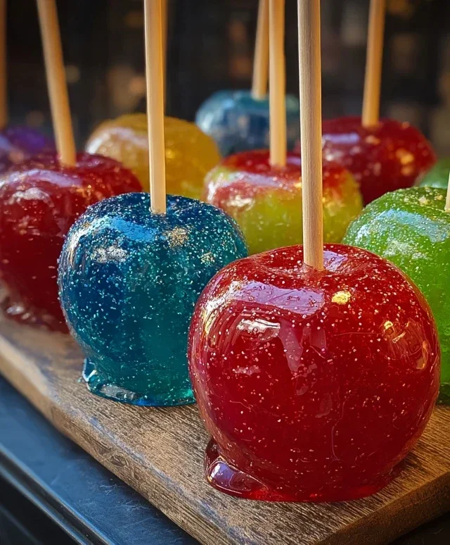 Jolly Rancher Candy Apples