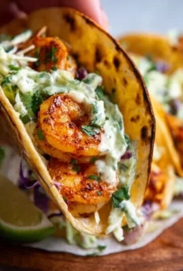 Cilantro Lime Shrimp Tacos with Creamy Slaw