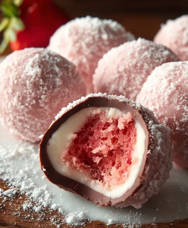 Strawberry Truffles